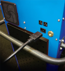 batteries from the PHS-100 hybrid battery welder