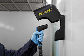 Ionstar Anti-Stat Gun in the paint booth